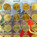 10 рублей 2010-2018, UNC (57 монет - полный набор) в капсульном альбоме 