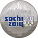 25 рублей 2011 Горы Эмблема - Олимпиада Сочи, UNC, цветная в блистере