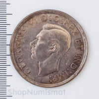 1 доллар 1939 Королевский визит в Оттаву, Канада, VF