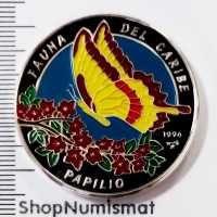 20 песо 1996 Бабочка, Куба, Proof (Aunc) [10]