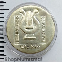 100 марок 1990 350 лет Хельсинскому университету, Финляндия, UNC [64]