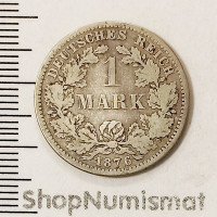 1 марка 1876, Германия Берлин (A), VF