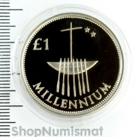 1 фунт 2000 Millenium, Ирландия, BUnc [43]