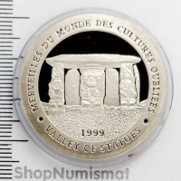 1000 франков 1999 Долина статуй, Чад, Proof (Aunc) [84]