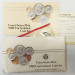 Годовой набор 1988 D 1 5 10 25 50 центов + жетон, США, запайка в конверте