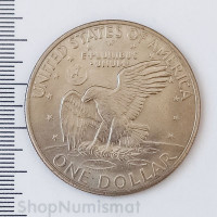 1 доллар 1971 (Доллар Эйзенхауэра или Лунный доллар), США, VF-