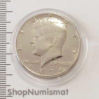 50 центов 1974 D Кеннеди half dollar (1/2 доллара), США, AUnc