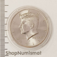 50 центов 2011 D Кеннеди half dollar (1/2 доллара), США, UNC
